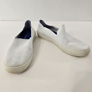 Rothys The Original Slip On Sneaker Tennis Casual Shoes Size Womens 10.5 White